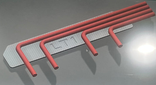 PRE-ORDER: SBC CARBON FIBER SPARK PLUG WIRE BRACKETS